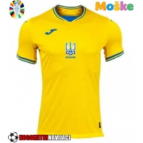 Moške Nogometnih dresov Ukrajina Domači EP 2024 Kratki rokavi